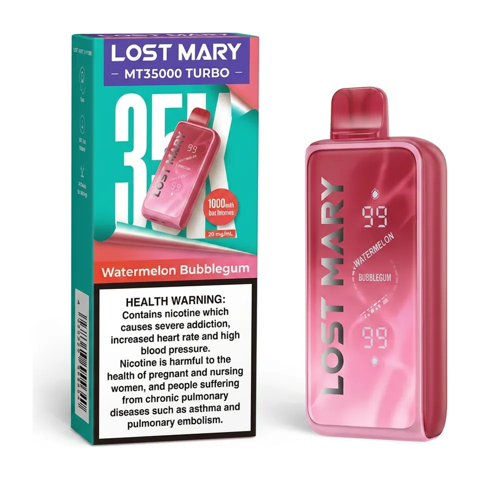 Lost Mary 35K Puffs Watermelon Bubblegum — Watermelon Bubblegum available at Vape Culture
