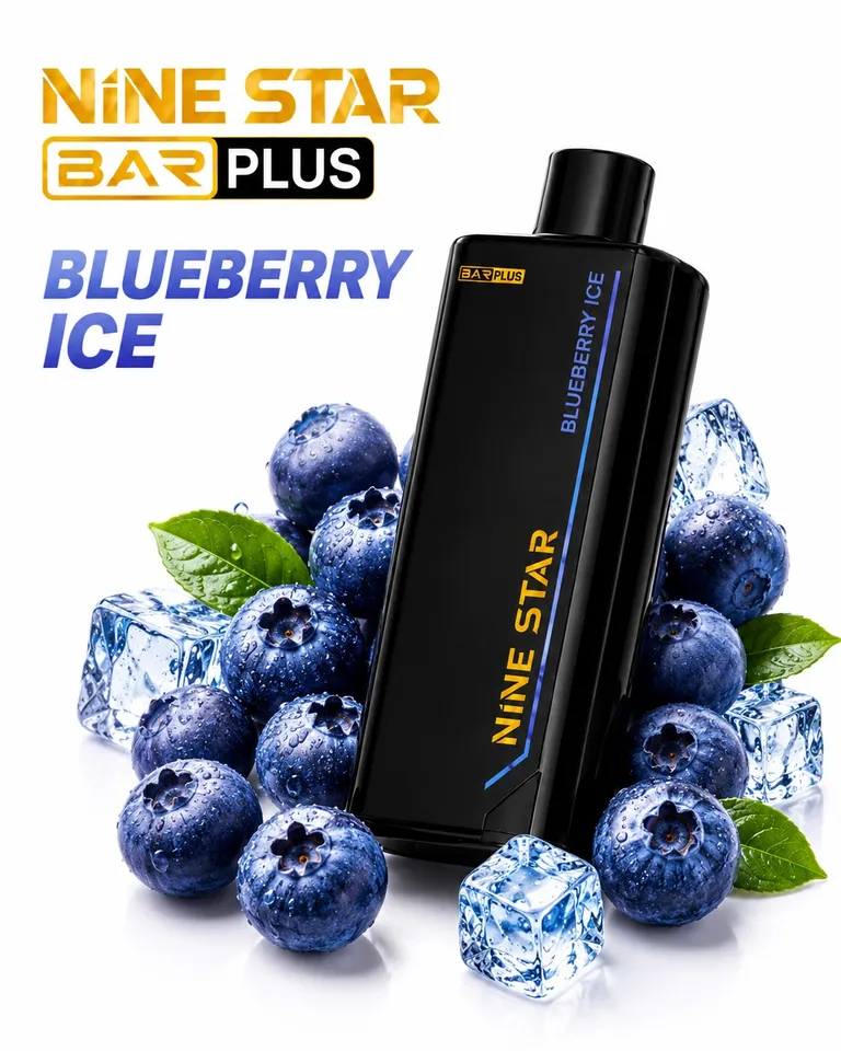 Nine Star Bar Plus Pod Blueberry Ice — Blueberry Ice available at Vape Culture