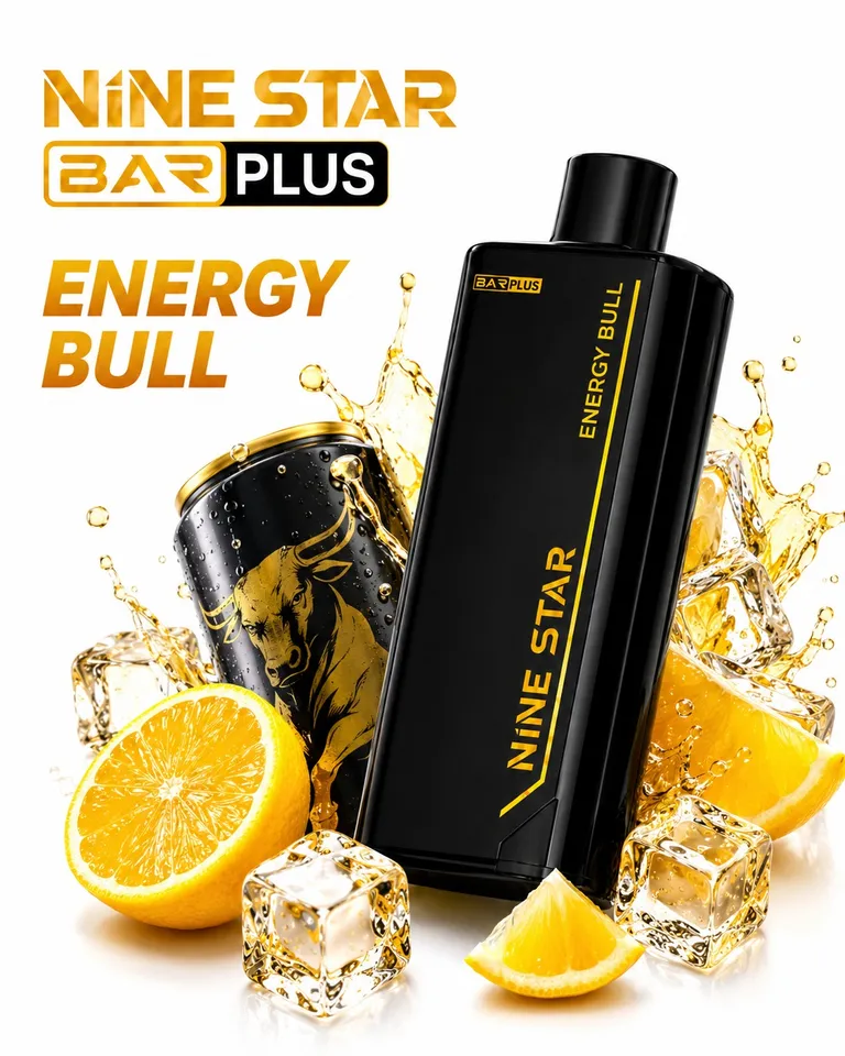 Nine Star Bar Plus Pod Energy Bull — Energy Bull available at Vape Culture