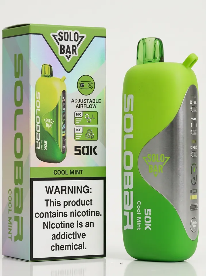 Solo Bar 50K Cool Mint — Cool Mint available at Vape Culture