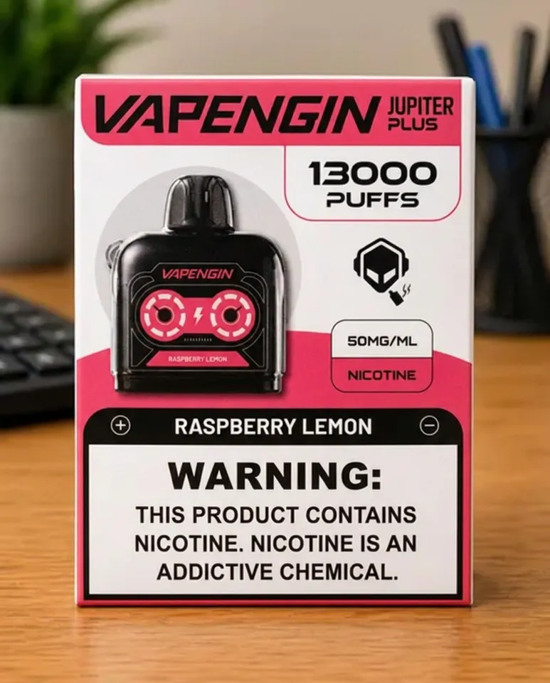 Vapengin Jupiter Plus Pods Raspberry Lemon — Raspberry Lemon available at Vape Culture