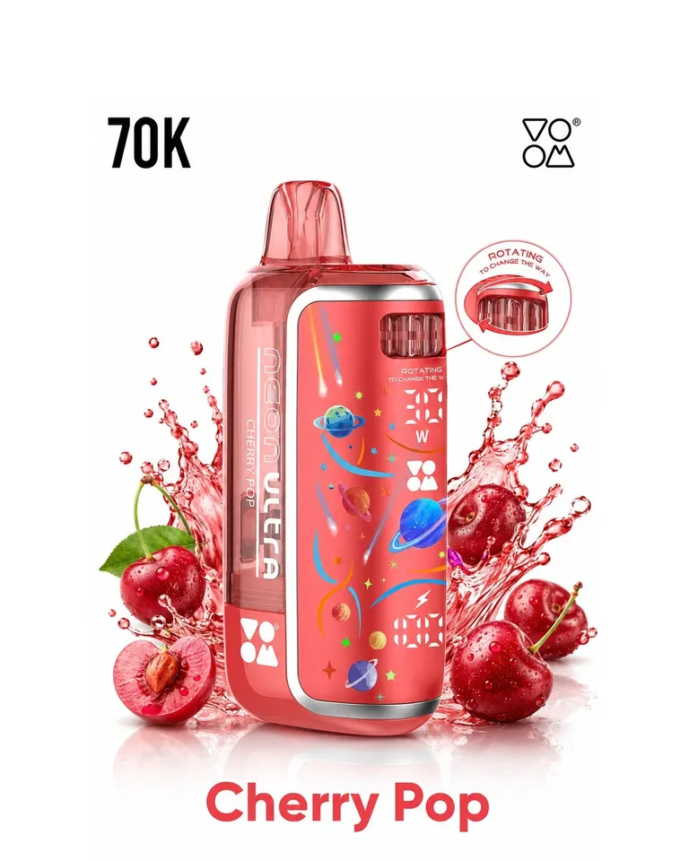 VOOM Neon Ultra 70K Cherry Pop — Cherry Pop available at Vape Culture